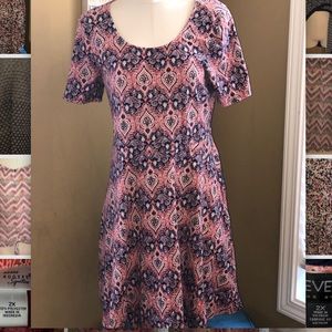 Forever 21 Boho A Line Midi Dress